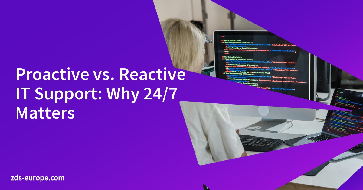 Proactive vs. Reactive IT Support: Why 24/7 Matters